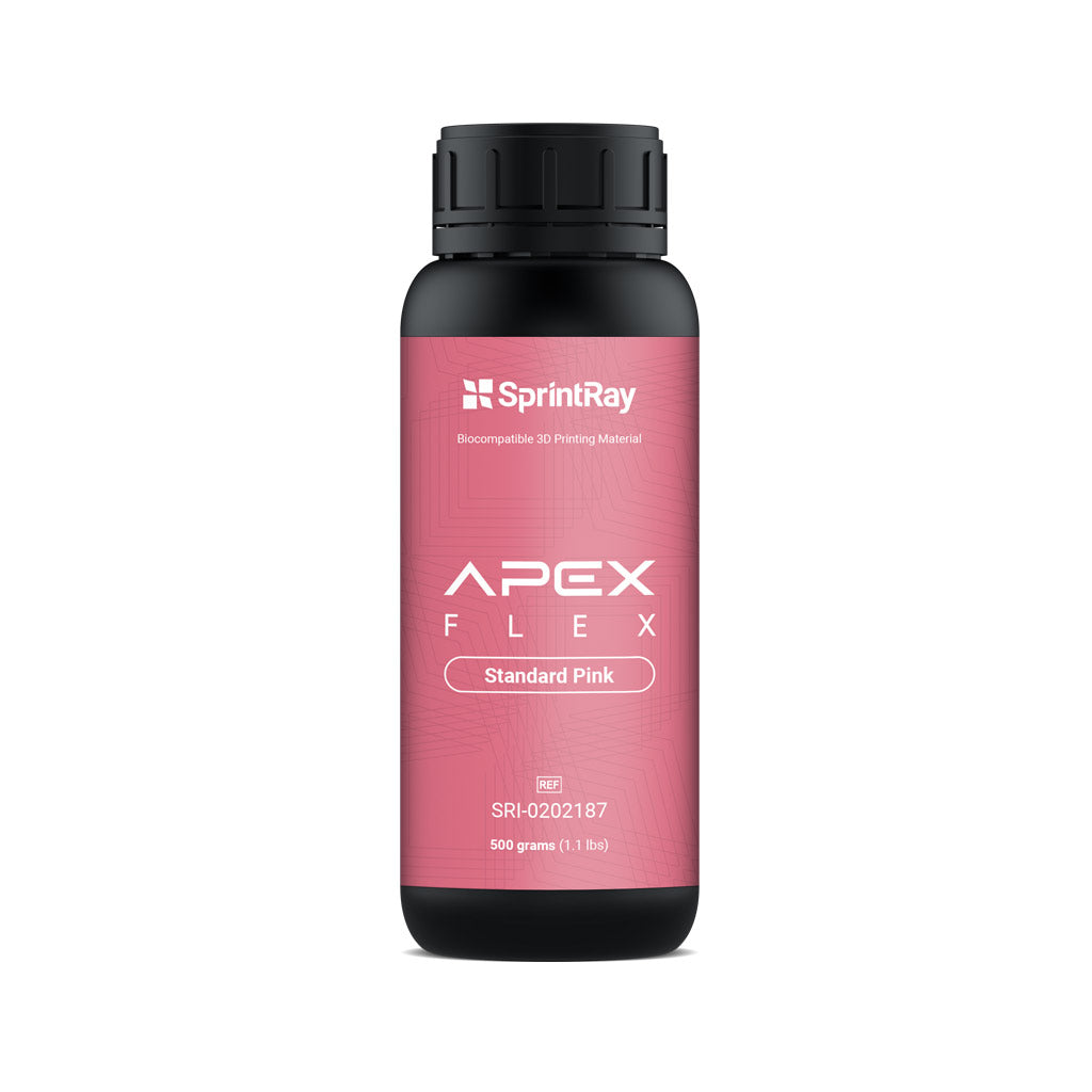 SprintRay Apex Flex Partial Base - Standard Pink - 500g