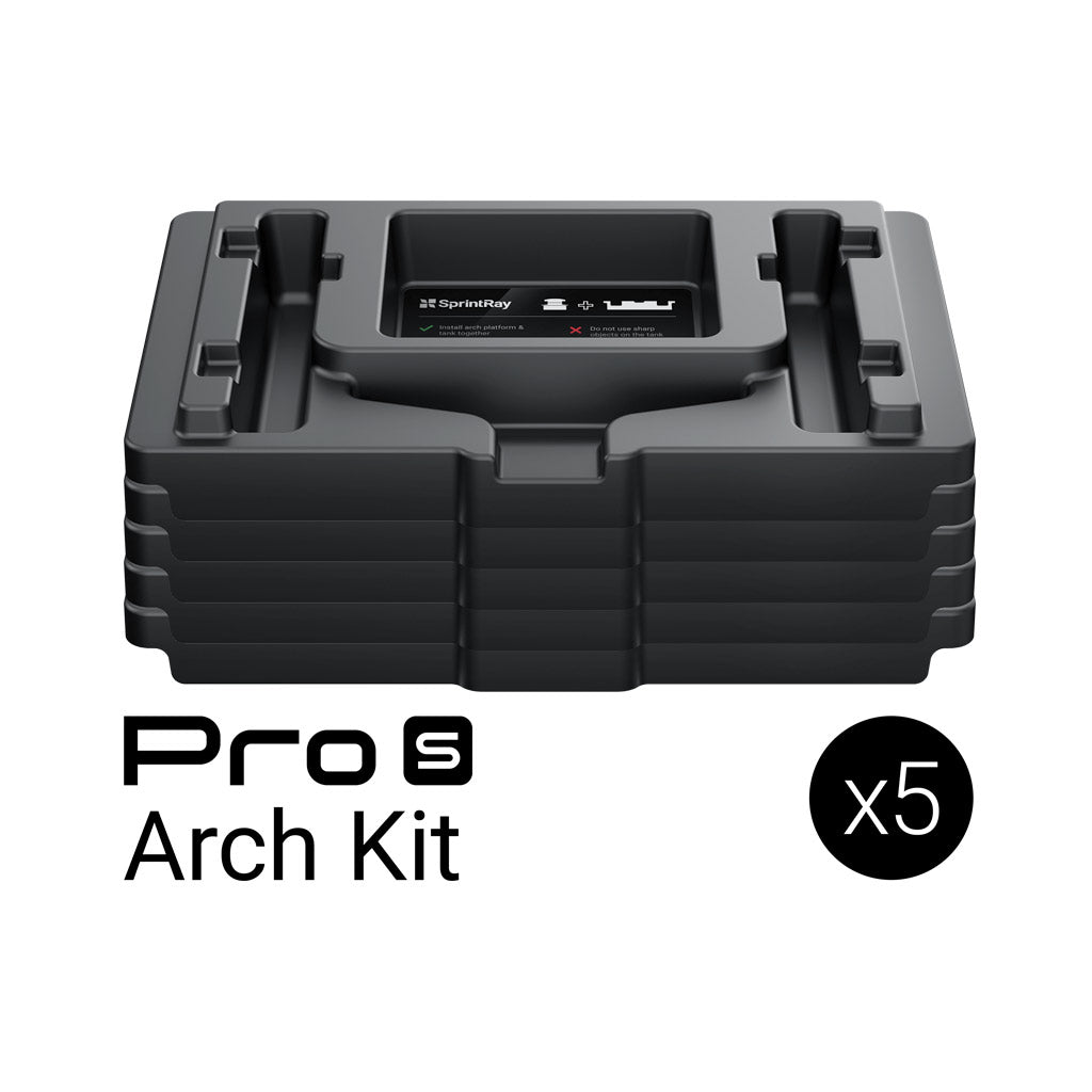 SprintRay Pro S Arch Kit Resin Tank Lid - 5-Pack Bundle