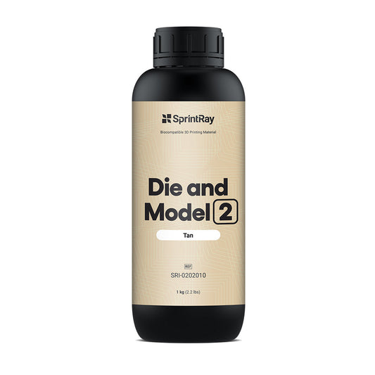 SprintRay Die and Model 2 - Tan - 1Kg