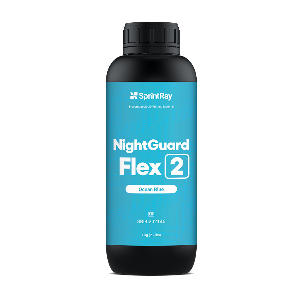 SprintRay Nightguard Flex 2 - Ocean Blue - 1 Kg
