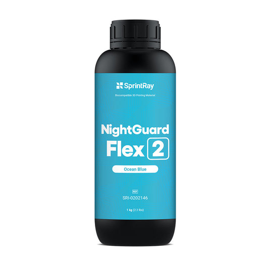 SprintRay Nightguard Flex 2 - Ocean Blue - 1 Kg