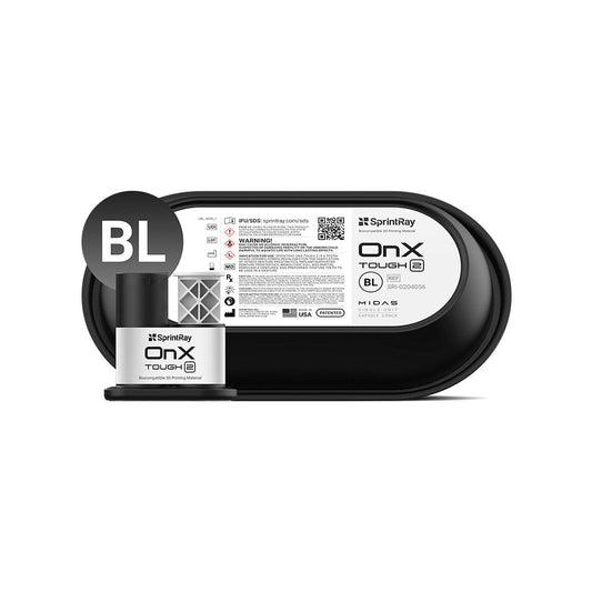 SprintRay OnX Tough 2 - Bleach - Single-unit Capsule 3-Pack
