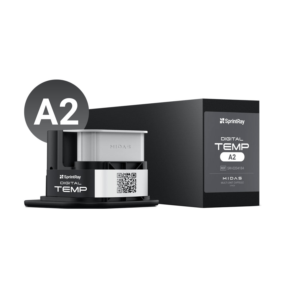 SprintRay Digital Temp - A2 - Multi-Unit Capsule 3-Pack