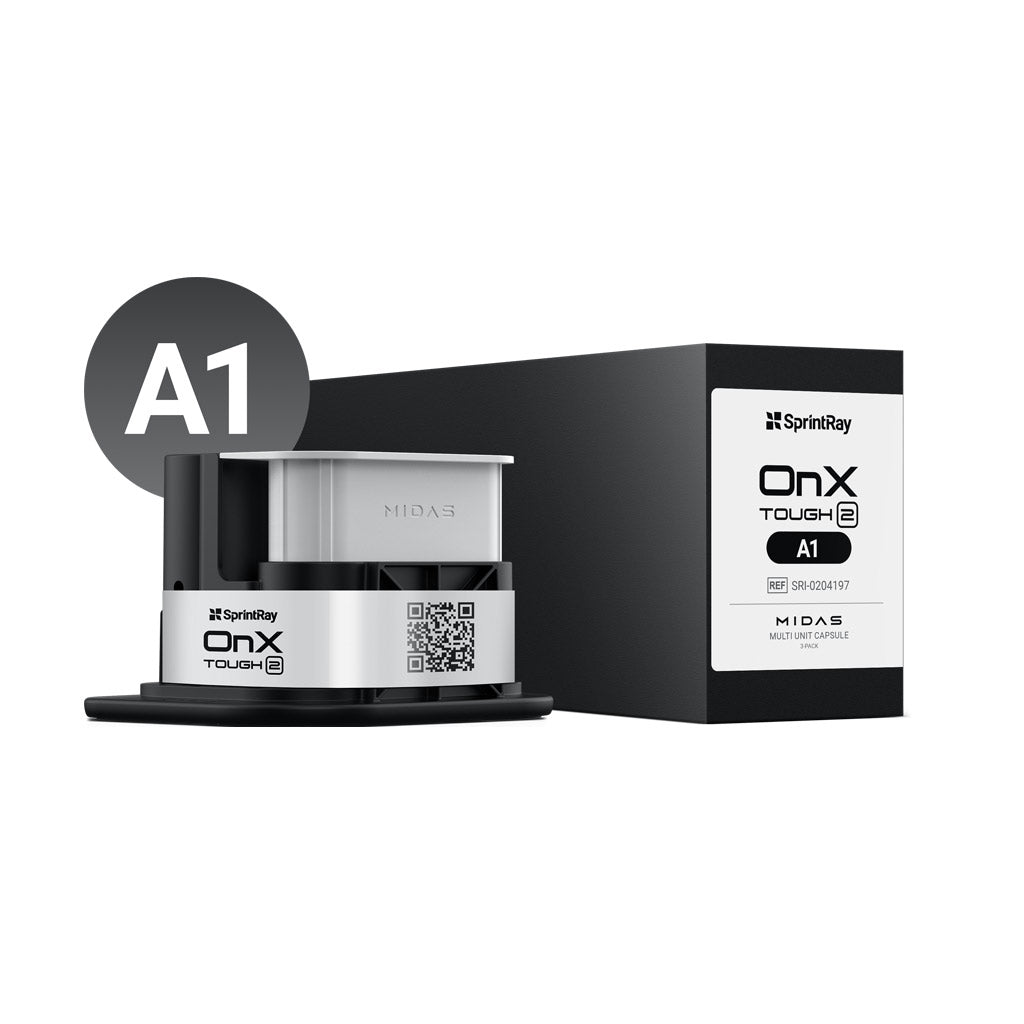SprintRay OnX Tough 2 - A1 - Multi-Unit Capsule 3-Pack