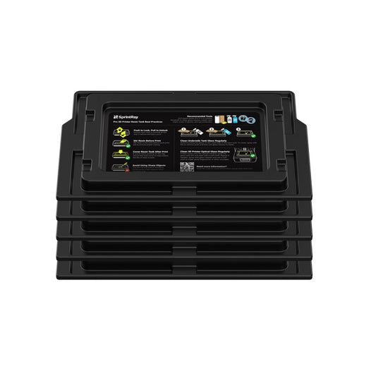 SprintRay Pro 95/95S Standard Resin Tank Lid - 5-Pack Bundle