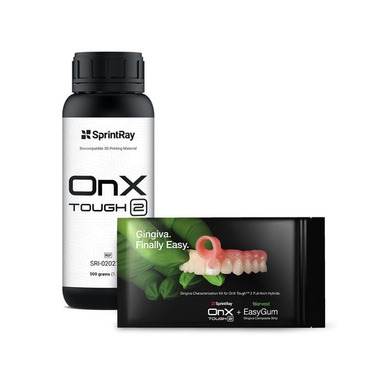 OnX Tough 2 + EasyGum Sample Kit - Hollywood White - 500g