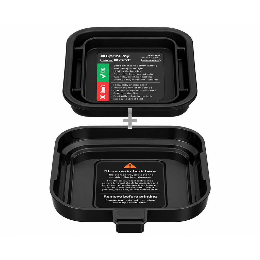 SprintRay NanoPrint Rubber Lid & Storage Tray for Standard Resin Tank